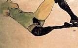 Egon Schiele Wall Art - A woman nude body